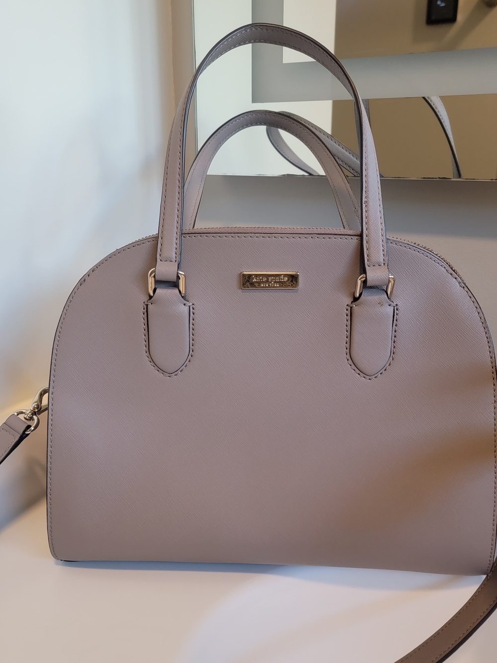 kate spade Taupe Dome Satchel
